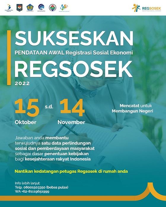 Pendataan Awal Registrasi Sosial Ekonomi Dimulai