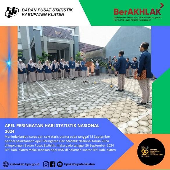 APEL PERINGATAN HARI STATISTIK NASIONAL 2024