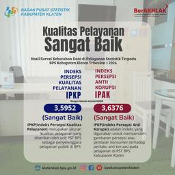 Hasil Survei Kebutuhan Data Menunjukkan BPS Kabupaten Klaten Bernilai Sangat Baik