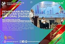 Pembinaan Rutin Kegiatan Statistik Sektoral [PARIKESIT]