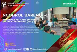 Ngobrol Bareng internalisasi hasil survei budaya organisasi (SBO) 2024