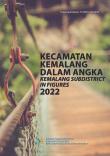 Kecamatan Kemalang Dalam Angka 2022