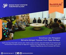 Sosialisasi dan Pengajian Bersama dengan Yayasan Guru Ngaji Berdaya