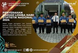 penyerahan hadiah lomba hari statistik nasional 2024