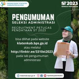 Pengumuman Seleksi Administrasi ST2023