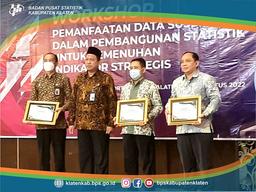 BPS Kabupaten Klaten Mendapat Penghargaan