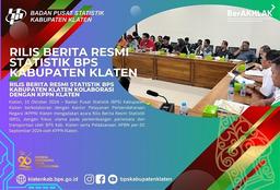 Official News Release of Klaten Regency BPS Statistics in Collaboration with KPPN Klaten