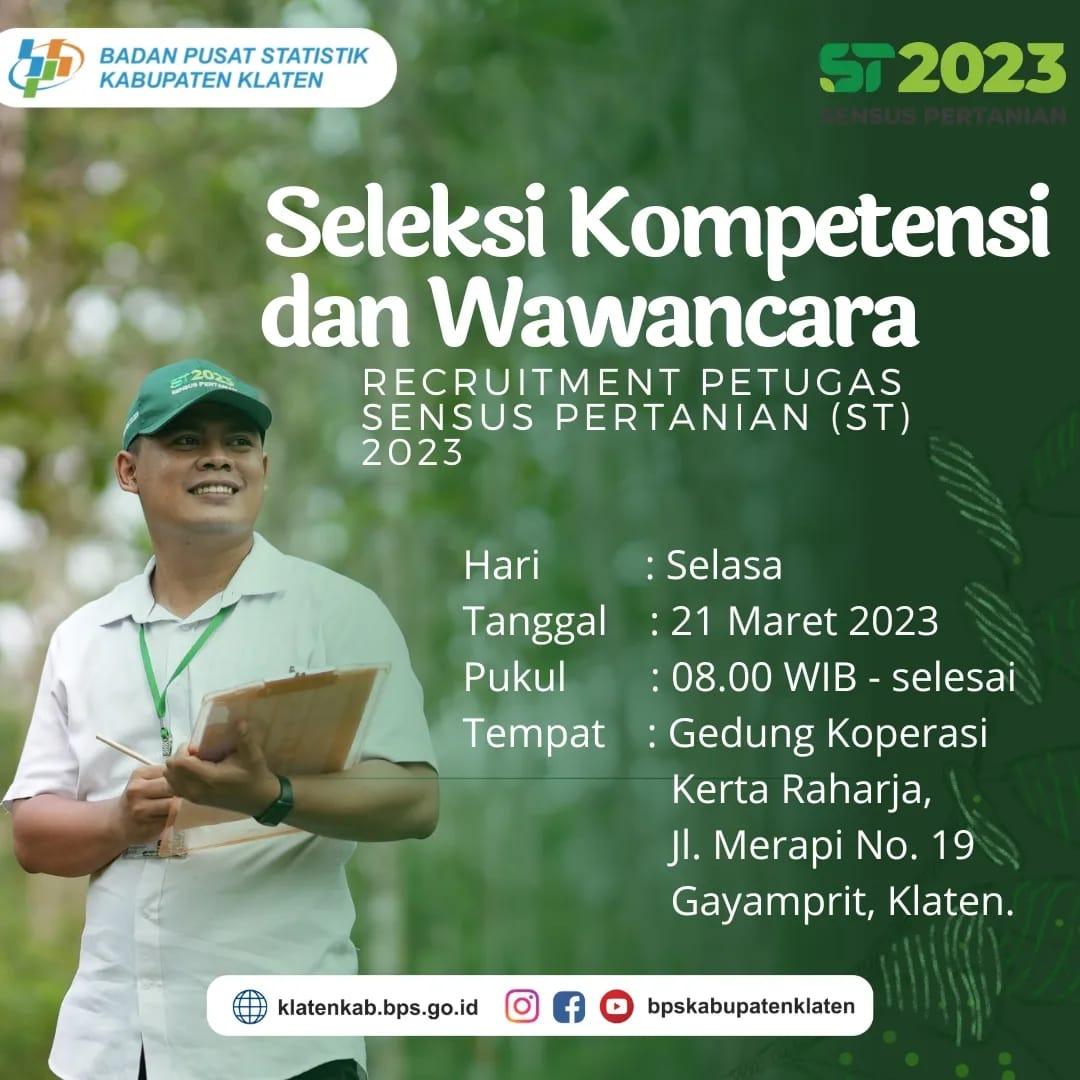 Test Wawancara Calon Petugas ST2023