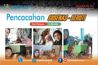 Pencacahan Hari Pertama SUSENAS SERUTI 2024