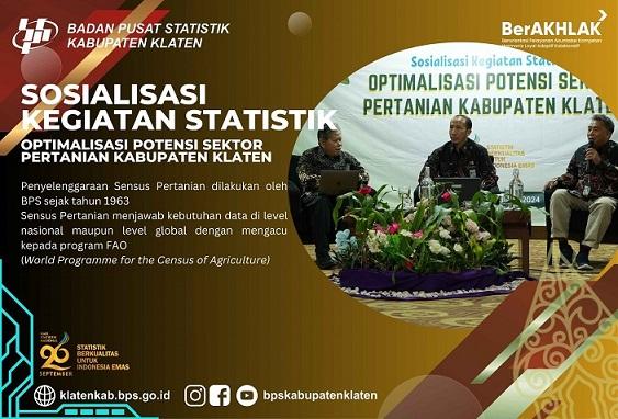 Optimizing the Potential of the Agricultural Sector of Klaten Regency