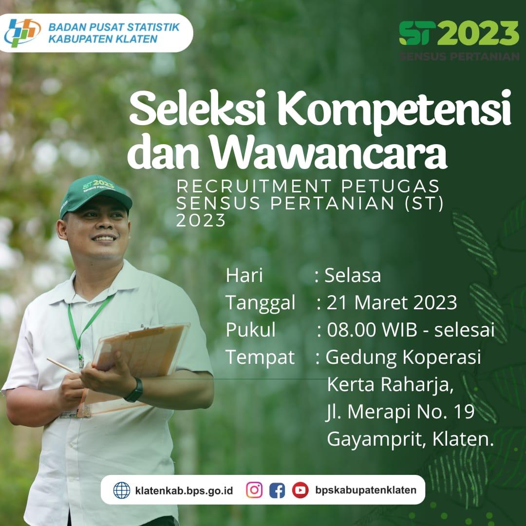 Pengumuman Tes Online ST2023