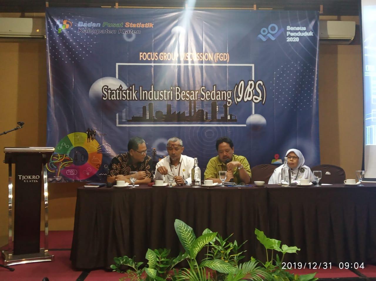 FGD Statistik Industri Besar Sedang (IBS)